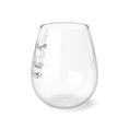 Load image into Gallery viewer, Vet Assistant - Badass Mo Fo - Stemless Wine Glass, 11.75oz