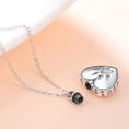 Load image into Gallery viewer, Love Footprints Ashes Urn Necklace: A Cherished Keepsake for Pet Lovers - 5 Styles