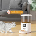 تحميل الصورة في عارض المعرض، Autofeder 4L Smart Automatic Pet Feeder - Battery-Powered with LCD Display and Stainless Steel Bowl