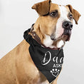 Load image into Gallery viewer, Letter Pattern Dog Wedding Bandanas - Stylish Pet Scarf for Medium and Large Dogs