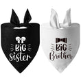 Load image into Gallery viewer, Big Brother Black Dog Bandana: Pregnancy Announcement Dog Bandana Scarf