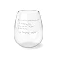 Load image into Gallery viewer, Vet Receptionist - Everything on Fire - Stemless Wine Glass, 11.75oz
