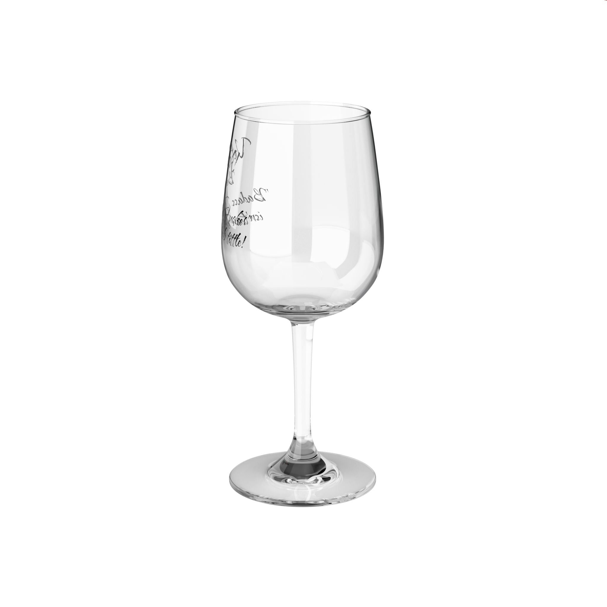 Vet Tech - Badass Mo Fo - Wine Glass, 12oz