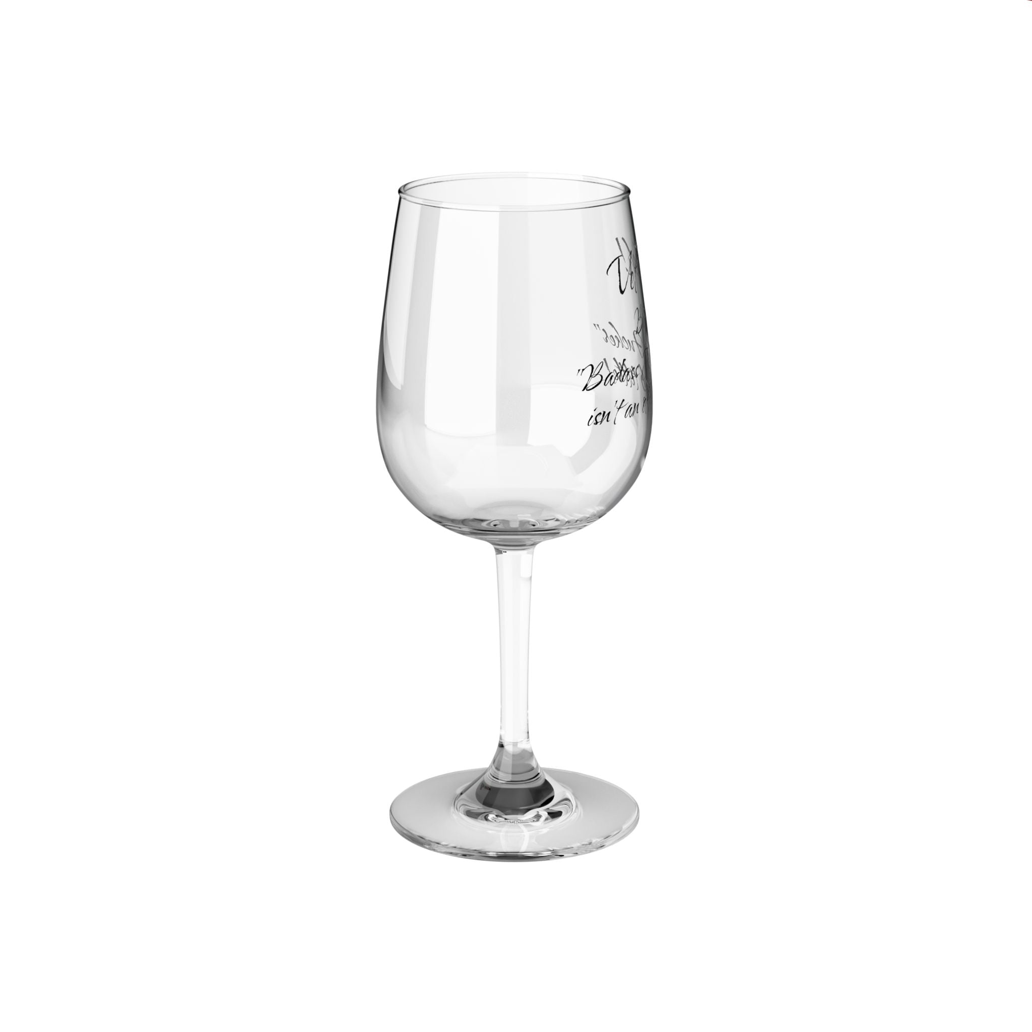 Vet Tech - Badass Mo Fo - Wine Glass, 12oz