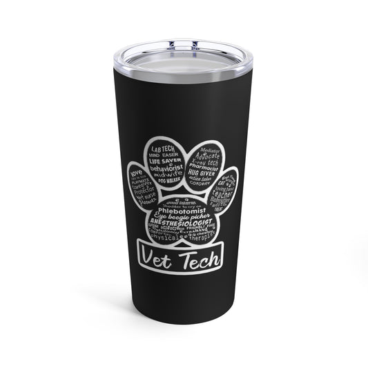 Vet Tech - Paw - Tumbler 20oz