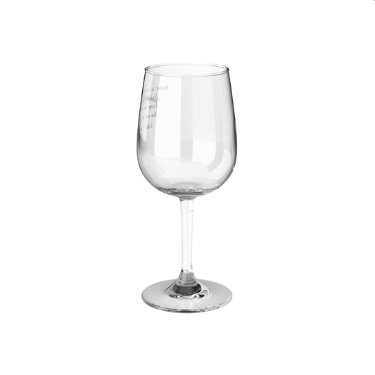 Vet Receptionist - Everything on Fire - Wine Glass, 12oz