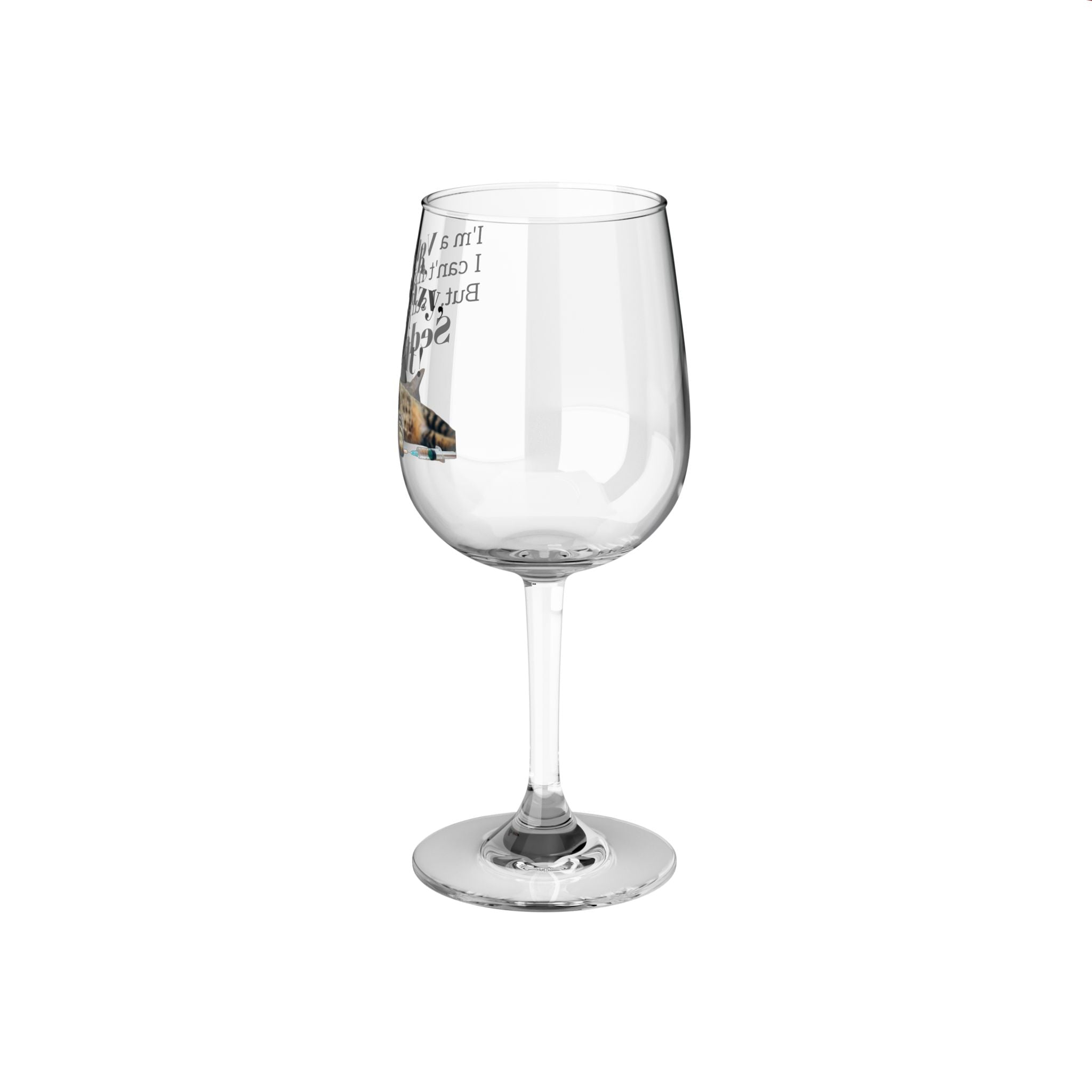 Vet Tech - Sedate It - Wine Glass, 12oz