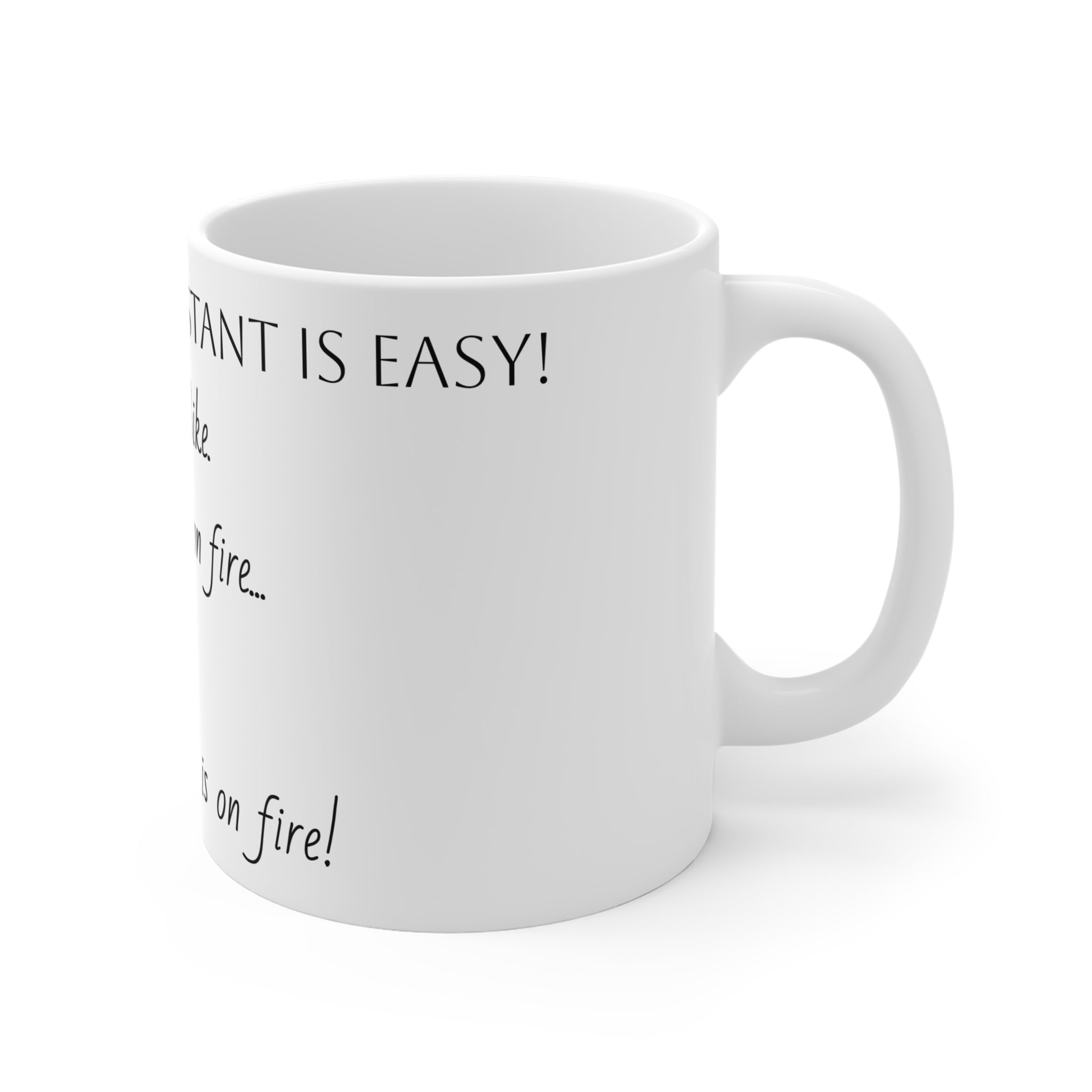 Vet Assistant - Everything on Fire - Mug 11oz