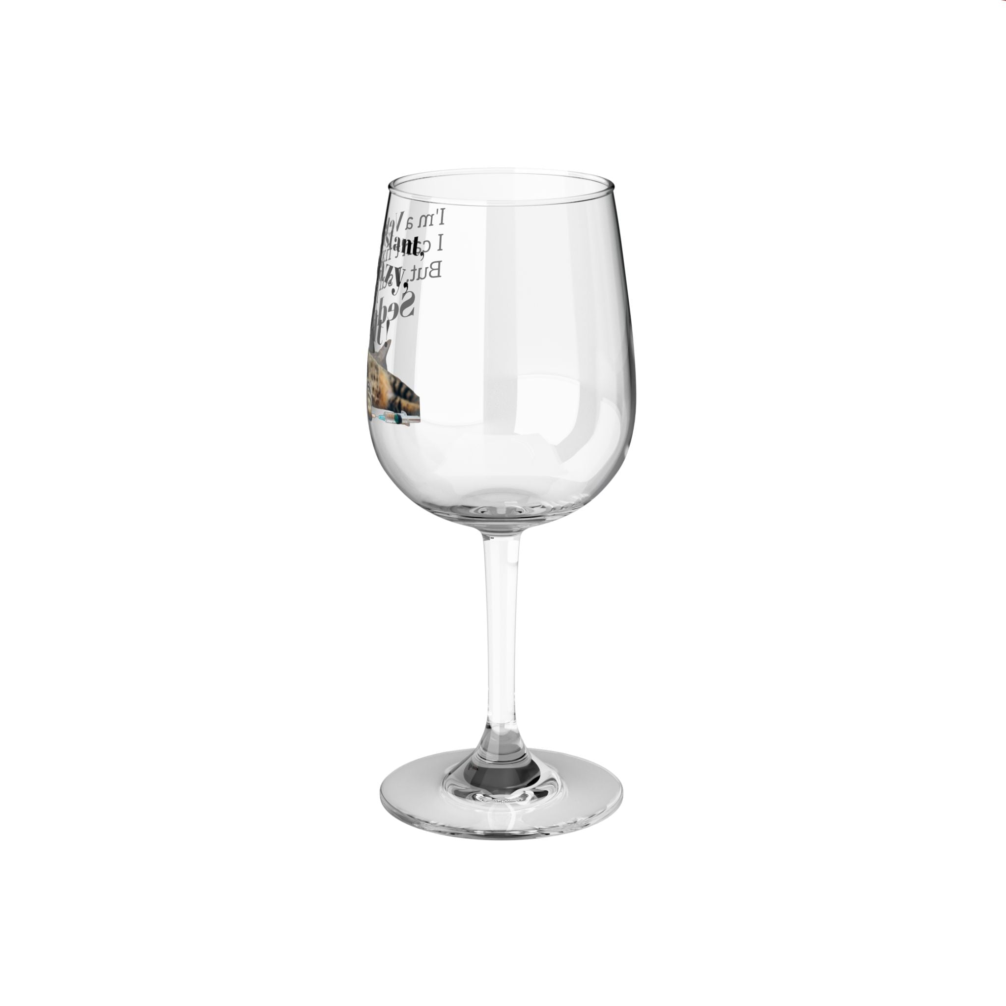 Vet Assistant - Sedate It - Wine Glass, 12oz