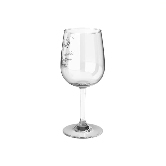 Vet Assistant - Badass Mo Fo - Wine Glass, 12oz