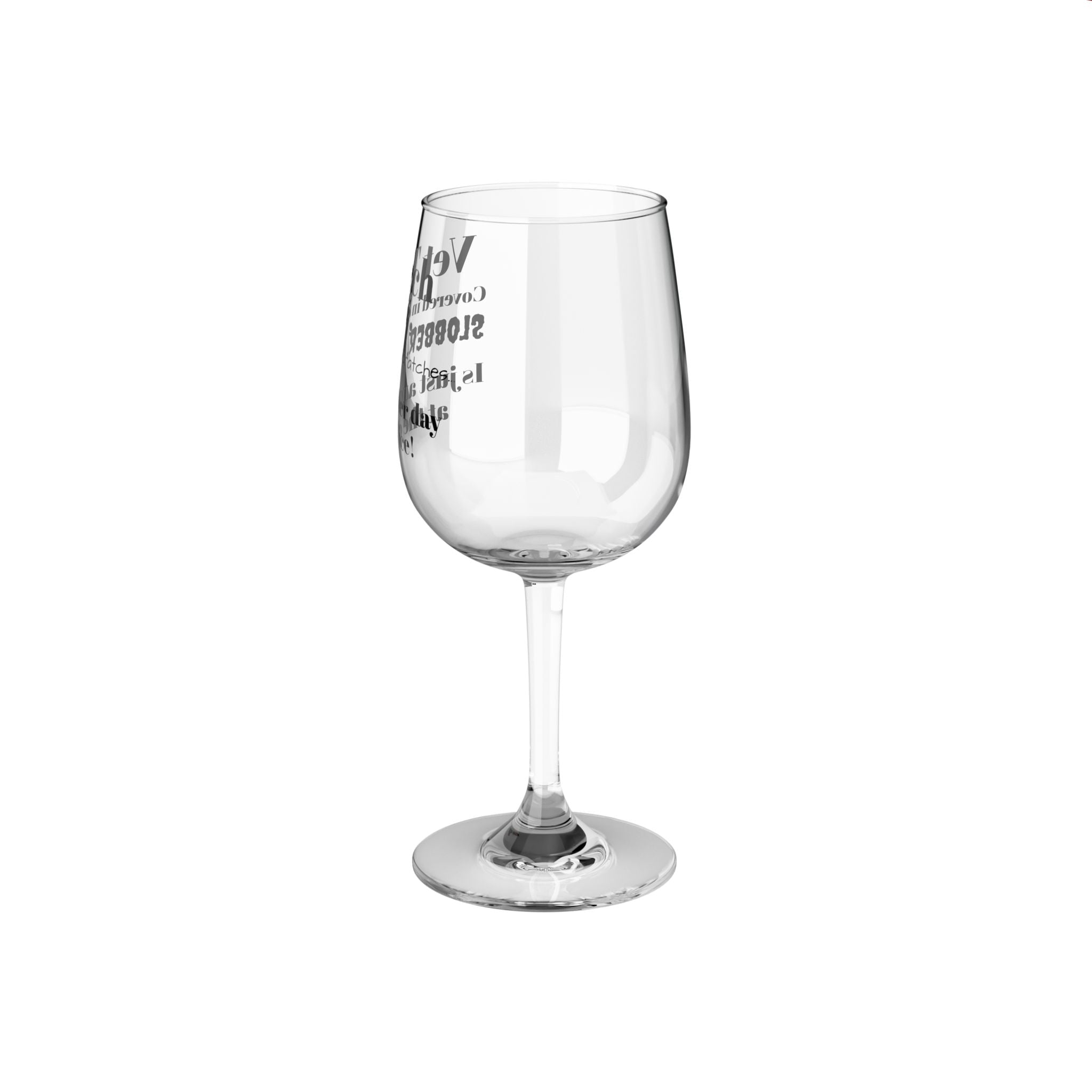 Vet Tech - Fur, Slobber, Scratches - Wine Glass, 12oz