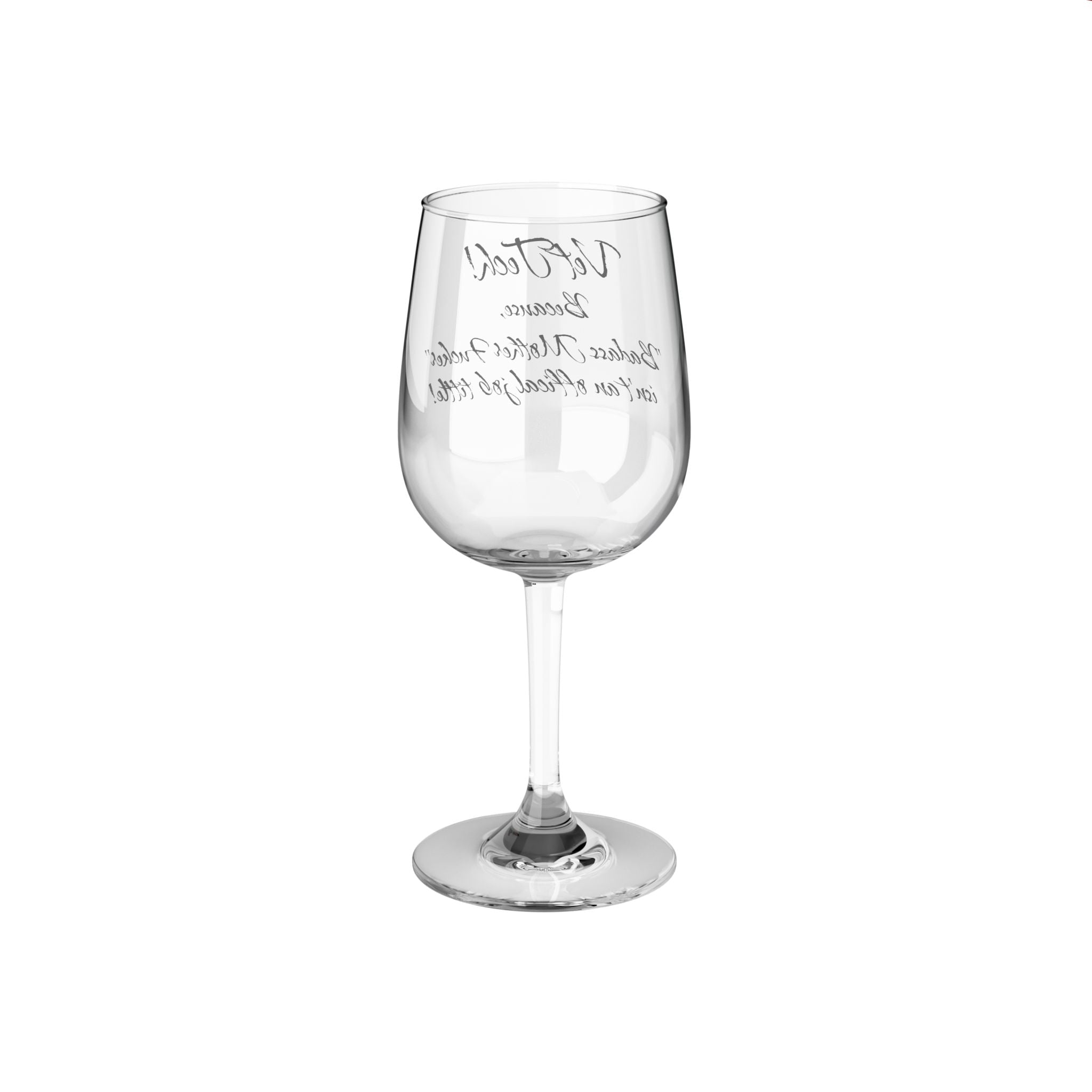 Vet Tech - Badass Mo Fo - Wine Glass, 12oz