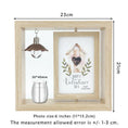 Load image into Gallery viewer, Cherished Memories: Photo Frame Keepsake Cremation Urn Jar Holder
