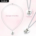 Load image into Gallery viewer, Custom Pet Remembrance Heart Necklace for Ashes
