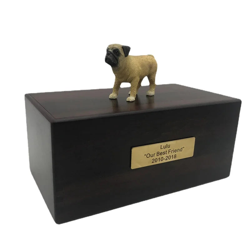 Elegant Sandal Wood Pet Urn for Dogs - 23 Variants