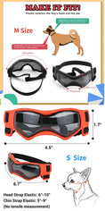 تحميل الصورة في عارض المعرض، ATUBAN Dog Goggles - UV Protection Sunglasses with Adjustable Strap for Small to Medium Dogs
