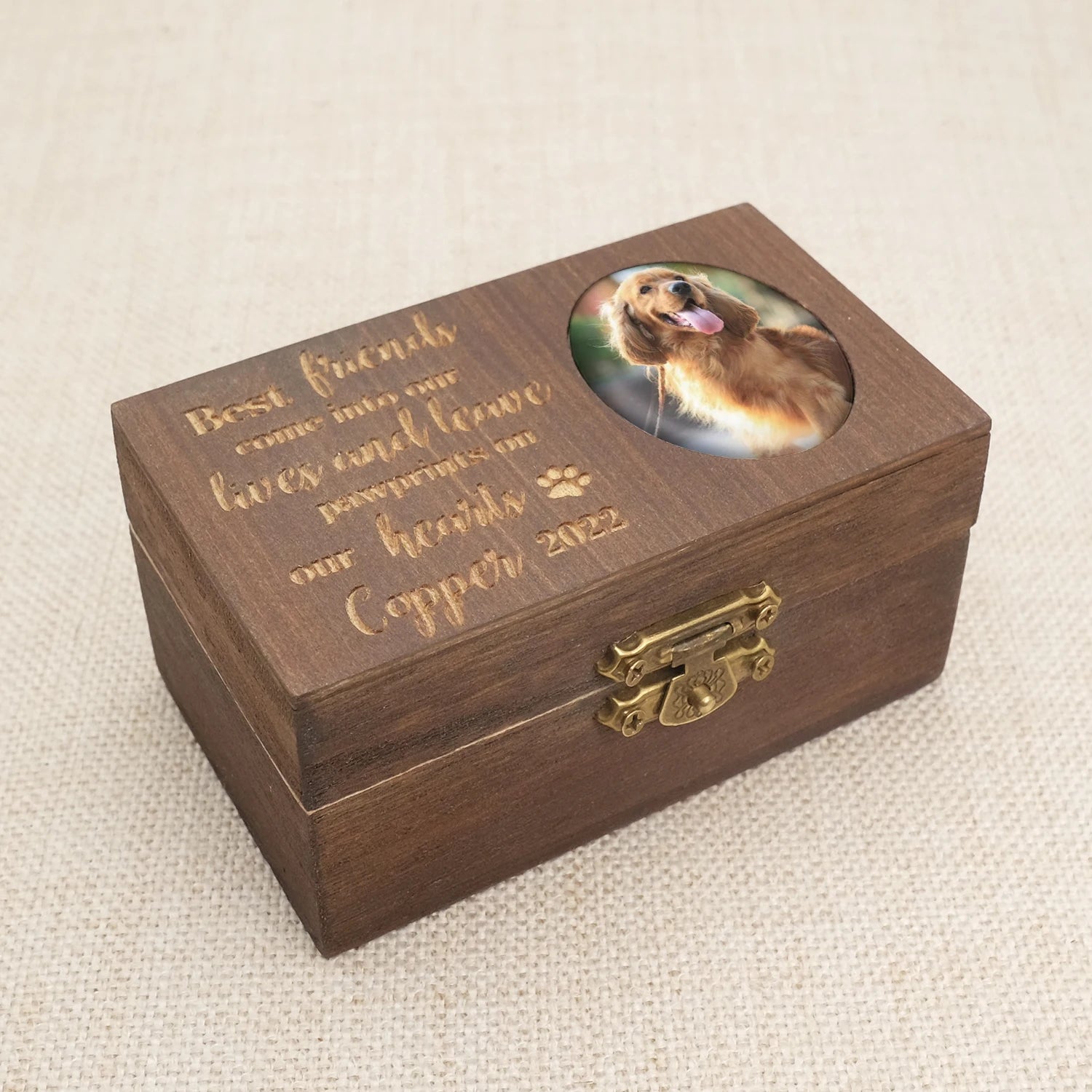 Forever Together: Custom Pet Fur Box for Cherished Memories