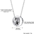 Load image into Gallery viewer, Heart Urn Necklace for Ashes - A Loving Memorial Keepsake
