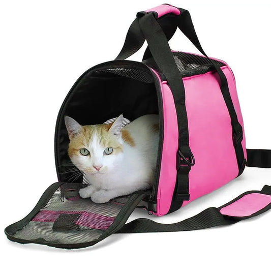 Comfort on the Go: Soft-Sided Pet Travel Carrier for Cats and Dogs