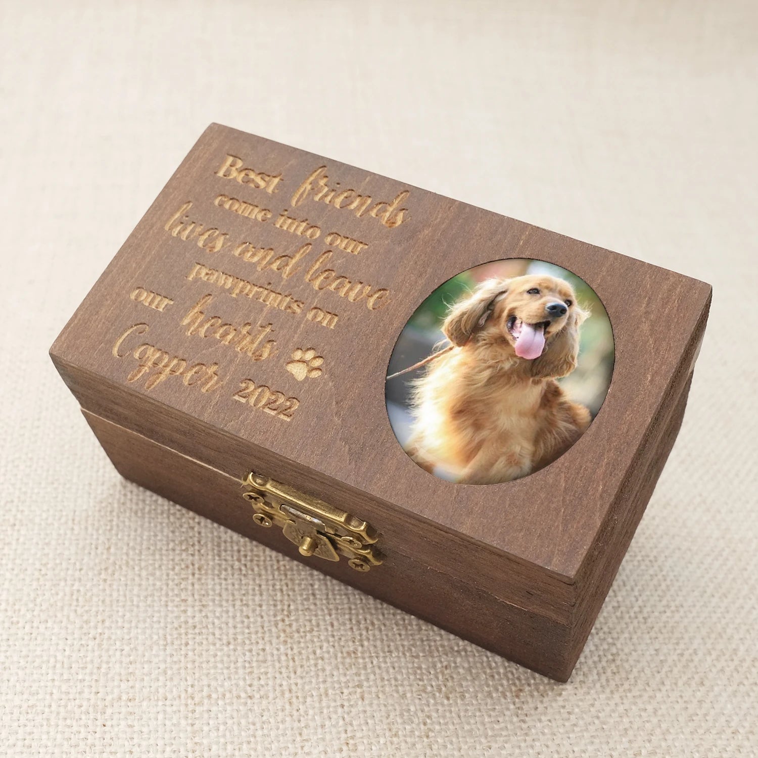 Forever Together: Custom Pet Fur Box for Cherished Memories