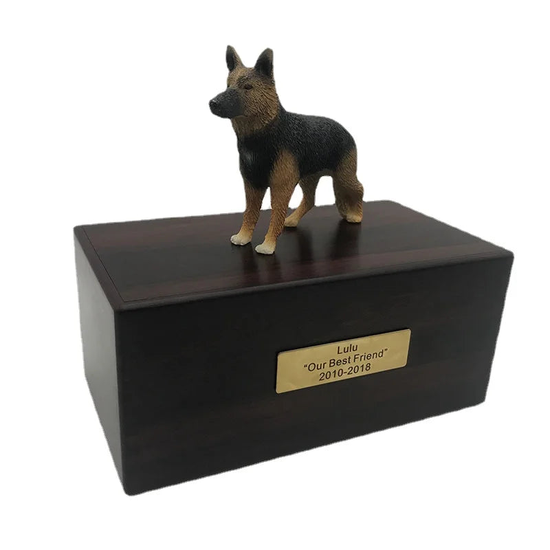 Elegant Sandal Wood Pet Urn for Dogs - 23 Variants