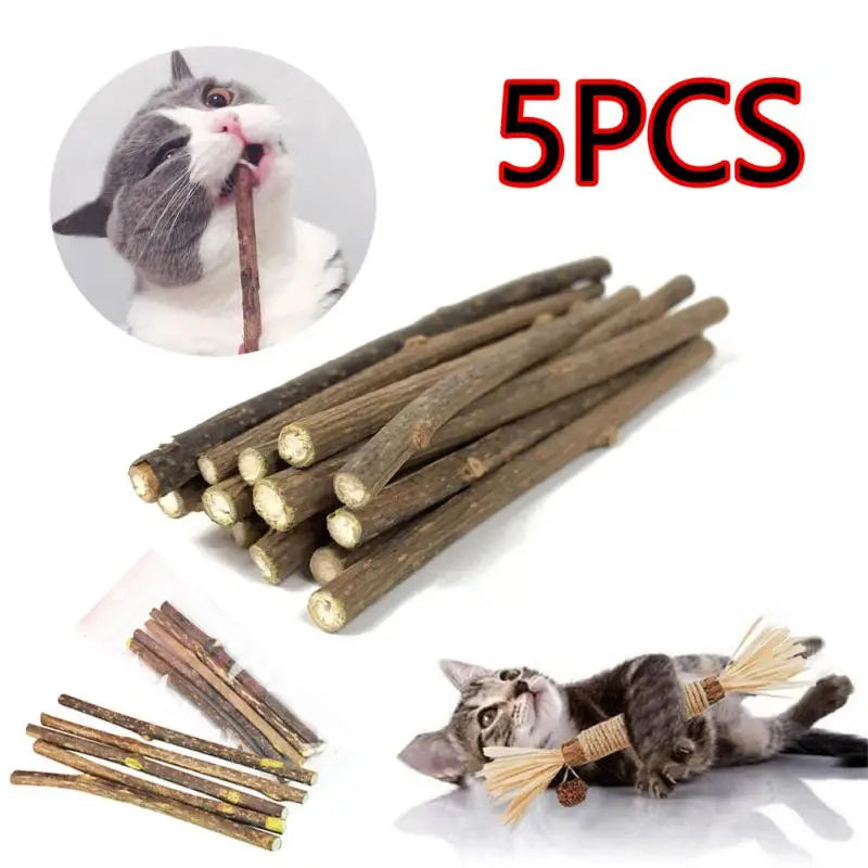 Natural Polygonum Catnip Stick: The Ultimate Cat Dental Care and Play Toy