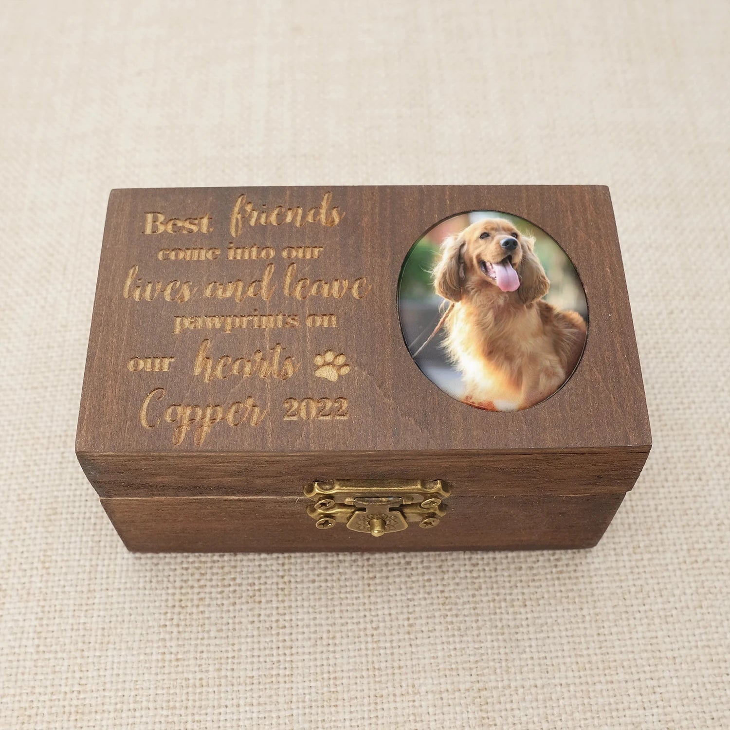 Forever Together: Custom Pet Fur Box for Cherished Memories