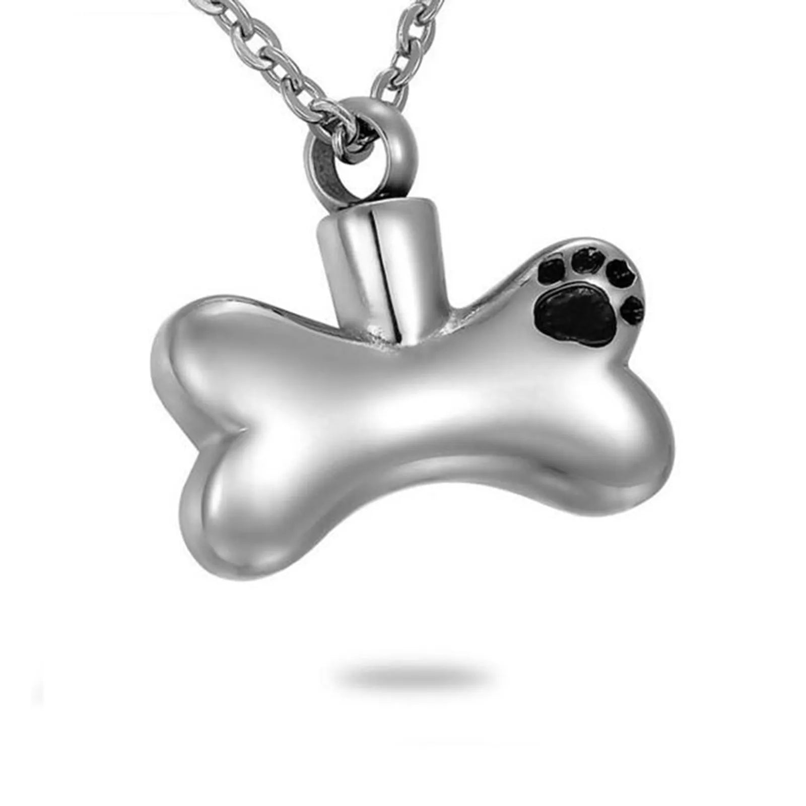 Forever Close: Pet Dog Bones Cremation Urn Necklace